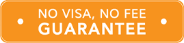 Yes! We don't charge you if you don't get your visa.